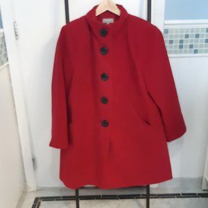 Laura plus cherry red jacket - size 16